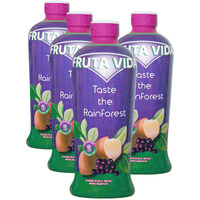 Fruta Vida - 4 Pack Of 30 Oz Bottles - Acai - Yerba Mate - Cupuacu Juice - By Pro Image International