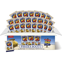 Pirate's Booty Aged White Cheddar Cheese Puffs, Gluten Free, Halloween, Healthy Kids Snacks, 0.5 Ounce (Pack Of 24)