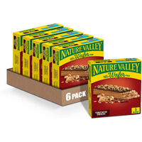 Nature Valley Wafer Bars, Peanut Butter Chocolate, 1.3 Oz, 5 Ct (Pack Of 6)