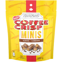 Coffee Crisp Minis, 180G/6.3 Oz. Bag (Imported From Canada)