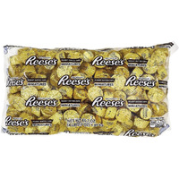 Reese's Miniatures Gold Foils Milk Chocolate Peanut Butter Cups Candy, Bulk, 66.7 Oz Bulk Bag