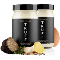 Truff Mayo, Gourmet Mayonnaise Made With Black Winter Truffles, Sunflower Oil And Cage-Free Eggs | Umami Flavor For Savory Spreads, Salads, Non-Gmo, Gluten Free | Original With Premium Box - Bundle Of 2