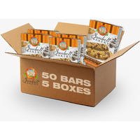 Sunbelt Bakery Peanut Butter Chocolate Chip Chewy Granola Bars, 50-1.0 Oz Bars (5 Boxes)