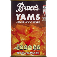Bruce's Yams Cut Sweet Potatoes In Syrup, 40 Oz