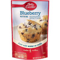 Betty Crocker Blueberry Muffin Mix 6.5Oz Pouch (Pack Of 12)