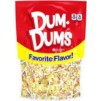 Dum Dums Lollipops Pineapple Flavor 1-50 Ct Bag