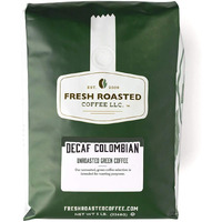 Fresh Roasted Coffee, Unroasted Decaf Colombian, Kosher, 5 Pound