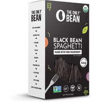 The Only Bean - Organic Black Bean Spaghetti Pasta - High Protein, Keto Friendly, Gluten-Free, Vegan, Non-Gmo, Kosher, Low Carb, Plant-Based Bean Noodles - 8 Oz (1 Pack)