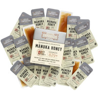 Manuka Emporium Extra High Potency Raw New Zealand Manuka Honey Packets Mgo829+ (Umf 20+ Equiv.) 24 X 0.18Oz Individual Snaps | Ideal For Travel, Sports, Superfood Snacks And On-The-Go Daily Wellness