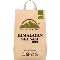Himalayan Chef Gourmet Sea Salt, Fine Grain 320 Ounce, Classic Sea Salt, All-Natural & Pure, Unrefined, Gluten Free, Sea Salt For Daily Cooking, 20 Lbs/Each, Pack Of 2
