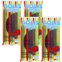 Bolis Freezer Pops - 4 Packs Of Frozen Ice Pops In Assorted Fruit Flavors (32 Freezer Popsicles)