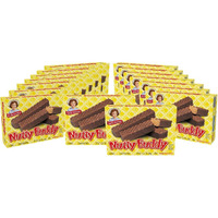 Little Debbie Nutty Buddy 96 Twin-Wrapped Wafer Bars, Chocolate, 12 Ounce (Pack Of 16)