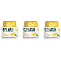 Ninja Thirsti Flavored Water Drops, Splash With Unsweetened Fruit Essence, Tart Lemon, 3 Pack, Zero Calories, Zero Sugar, Zero Sweeteners, 2.07 Fl Oz, Makes 20, 12Oz Drinks, Wcflemnam