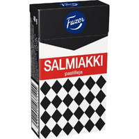 4 Boxes X 40G Of Fazer Salmiakki - Original Finnish Salty Liquorice - Salmiak - Pastilles - Dragees - Drops - Candies - Sweets