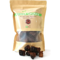 Chaga Mushroom Chunks - 8 Ounce, 100% Wild Harvested With Black Top Crust, Premium Tea Chunks - Antioxidants, Healthy Drinks