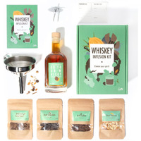 Whiskey Infusion Kit By Craftly | Citrus, Spice, Herbal Infusions For Homemade Cocktails | Diy Whiskey Kit | Unique Gift For Men & Women | Birthday Day Gift Idea For Him, Her