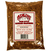 Adkins Farm Style Sausage Seasoning 16 Oz All Natural