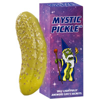 Dr Dingus Mystic Pickle - Magic 8 Ball Fortune Teller With 100+ Witty Responses - Unveiling The Briny Secrets Of The Universe - Endless Entertainment With Friends And Family - Best Novelty Gag Gift!