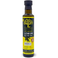 Lemon Olive Oil - Greek Extra Virgin Olive Oil Cold Pressed W/ Lemons - Organic - Nongmo - Paleo - Keto - Single Sourced - First Pressed - No Artificial Flavor - 2022 International Award Winner