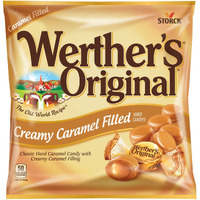Werther's Original Creamy Caramel Filled Candy, 2.65 Oz Bags (Pack Of 12)