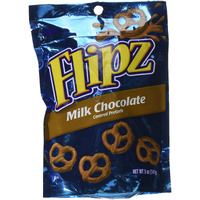 Flipz Milk Chocolate Covered Pretzels, 5 Oz, 3 Pk