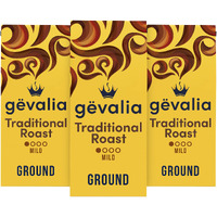 Gevalia Traditional Roast Ground Coffee (12 Oz Bags, Pack Of 3)
