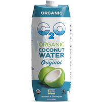 C2O The Original Coconut Water, Organic, Plant-Based Hydration, Non Gmo, Essential Electrolytes, Carton, 16.9 Fl Oz (12 Pack)