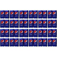 Pepsi Cola Soda 7.5Oz Mini Cans 3/8 Packs (24 Cans)