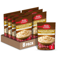 Betty Crocker Roasted Garlic & Cheddar Mashed Potatoes, 4 Oz. (Pack Of 8)