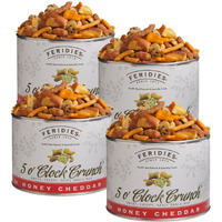 Feridies Honey Cheddar 5 O'Clock Crunch - 14Oz Can (Pack Of 4)