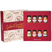 Thoughtfully Gourmet, Global Spice Collection Gift Set, International Seasonings Set, Flavors Include Greek, Italian, Mexican, Cajun Seasoning & More, Spice Set Of 8