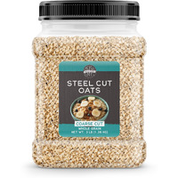 Birch & Meadow Steel Cut Oats, 3 Lb, Whole Grain, Irish Oat Meal, Breakfast