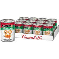 Spaghettios A To Z's Canned Pasta With Meatballs, 15.6 Oz Can (Pack Of 12)