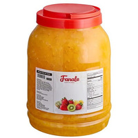 Fanale Coconut Jelly Topping Nata De Coco For Bubble Tea 8.3 Lb | Mango Jelly | For Boba Tea, Smoothies, Slushes, Desserts | 8.3 Pound (Pack Of 4) | Jel003-Cs