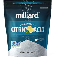 Milliard Citric Acid 2 Pound - 100% Pure Food Grade Non-Gmo Project Verified (2 Pound)