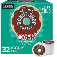 The Original Donut Shop Dark, Keurig Single Serve K-Cup Pods, Dark Roast Coffee Pods, 32 Count