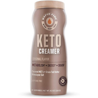 Rapid Fire Ketogenic Creamer With Mct Oil For Coffee Or Tea, Supports Energy And Metabolism, Weight Loss, Ketogenic Diet 8.5 Oz. (20 Servings)