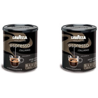 Lavazza Medium_Roast, Ground Coffee - Caffe Espresso - 8 Oz - 2 Pk