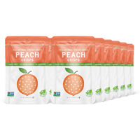Natures Turn Freeze-Dried Fruit Snacks, Peach Crisps, Pack Of 12 (0.53 Oz Each)