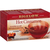 Bigelow Hot Cinnamon Black Tea Bags, 18 Count Box (Pack Of 6) Caffeinated Black Tea, 108 Tea Bags Total