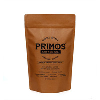French Press Specialty Coffee, Coarse Ground, Primos Coffee Co (Dark Roast, 2 Bags)