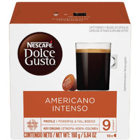 Nestle Coffee Mate Dolce Gusto Nescafe Pods, Americano Intenso, 16 Count, Pack Of 3