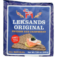 Leksands Original Triangle Crispbread 7.05 Oz Each (3 Items Per Order)