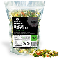 The Ramen Bae - Veggie Mix, Dried Ramen Toppings - Ramen Toppers - 14 Oz.