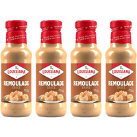 Louisiana Fish Fry Remoulade Sauce, 10.50-Ounce - (Pack Of 4) - Perfect For Enhancing Seafood Sauce, Salad Dressings, Horseradish, Potato Salads, Deviled Eggs, And More