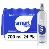Smartwater Smart Water Sports Cap, 700Ml, 24 Pack, 23.7 Fl Ounce (Pack Of 24)