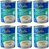 Cortas - Hummus Tahini Chickpea Dip (Pack Of 6), Ready To Serve, 14Oz X 6