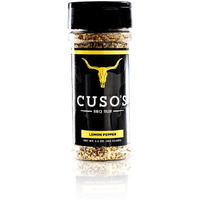 Cuso Cuts Great Tasting Lemon Pepper Bbq Seasoning Rub - Contains All Natural Ingredients - Spices & Rubs For Grill, Bbq & Marinade - Best Bbq Rubs For Smoking - 1 Count Bbq Rub Seasoning