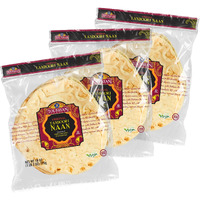 Toufayan Original Naan Tandoori | Non-Gmo And Vegan (3 Pack, 12 Flatbreads Total)