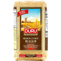 Duru Medium Coarse Bulgur, 35.2Oz (1000G), Wheat Berries, 100% Natural And Certificated, High Fiber And Protein, Non-Gmo, Great For Vegan Recipes, Better Than Rice